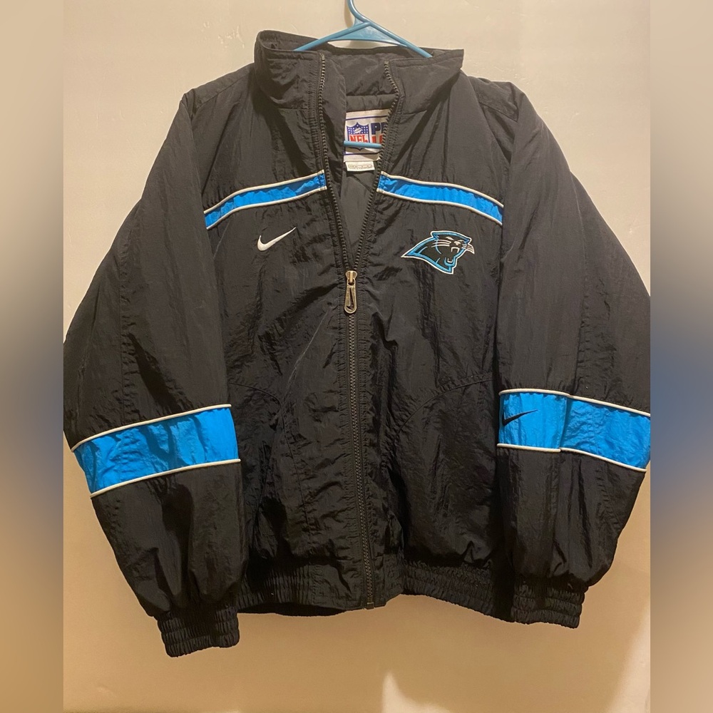 Vintage Nike NFL Carolina Panthers Youth L 14-16 Puffer Jacket
